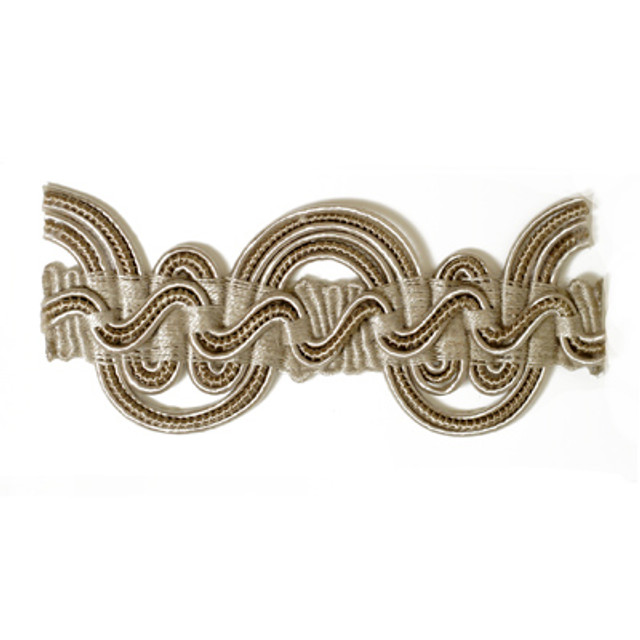 Kravet Design Trim Open Weave Braid Trim RAYON - 75%;POLYESTER - 25% China LIGHT </p><p>Repeat: H: 2, V: 0 1.88 - My Fabric Connection -