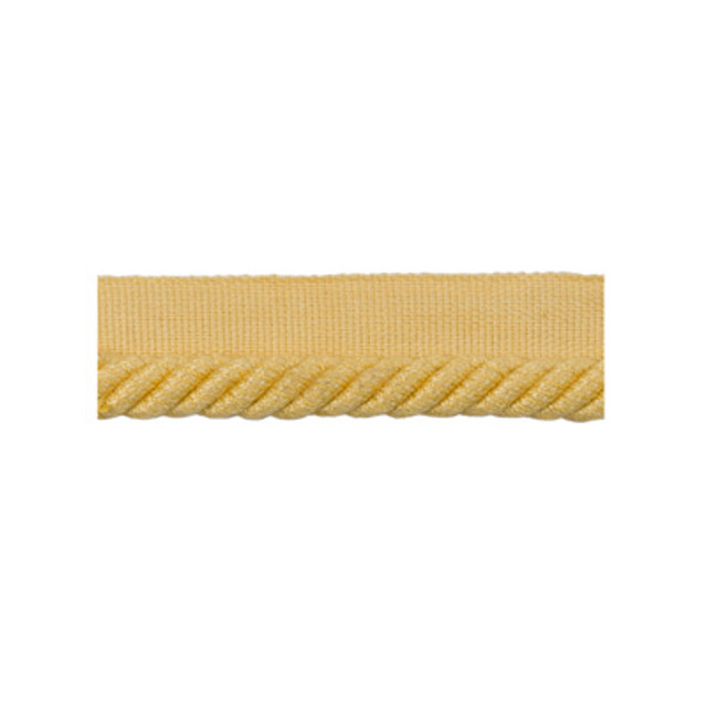 Brunschwig & Fils Trim Coeur Cable-S Daffodil Trim COTTON - 60%;VISCOSE - 40% France </p><p>Repeat: H: , V: 0.38 - My Fabric Connection -
