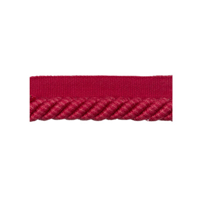 Brunschwig & Fils Trim Coeur Cable-L Raspberry Trim COTTON - 60%;VISCOSE - 40% France </p><p>Repeat: H: , V: 1 - My Fabric Connection -