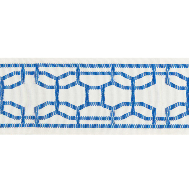 Brunschwig & Fils Trim Bayfords Tape Delft Trim POLYOLEFIN - 100% United Kingdom HEAVY </p><p>Repeat: H: 0, V: 4.38 2.5 - My Fabric Connection -