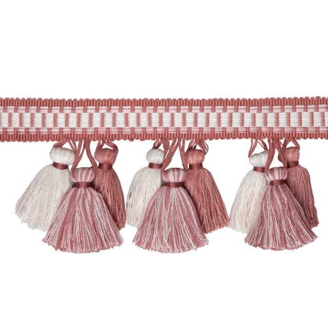 Brunschwig & Fils Trim Andre Tassel Fringe Petal Trim VISCOSE - 98%;POLYESTER - 2% China </p><p>Repeat: H: 1.77, V: 0 2.83 - My Fabric Connection -