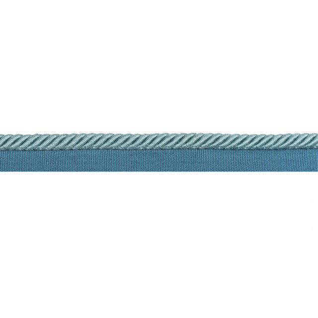 Brunschwig & Fils Trim Barodet Cord Aqua Trim COTTON - 60%;VISCOSE - 40% France </p><p>Repeat: H: 0, V: 0 0.32 - My Fabric Connection -