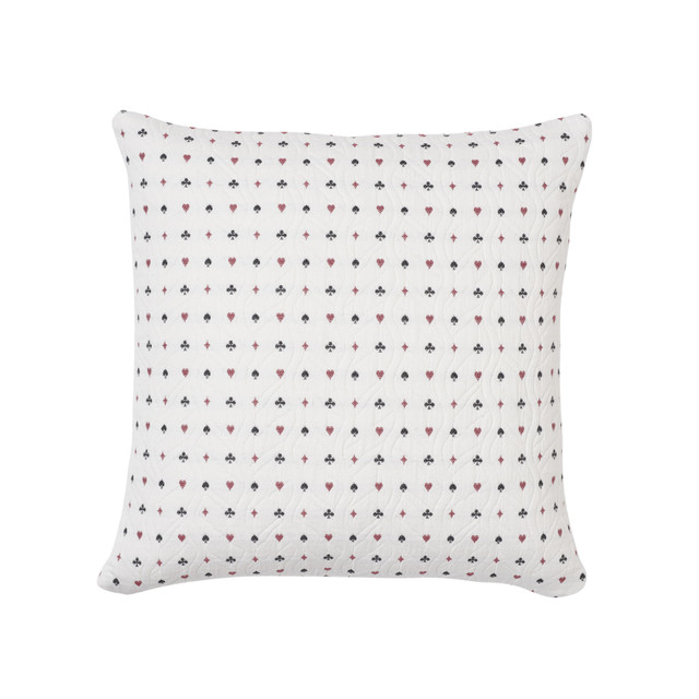 Schumacher Pillow Le Joueur 20" Rouge Et Noir Pillow French Revolution 100% COTTON 20 - My Fabric Connection -