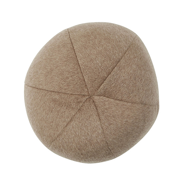 Schumacher Pillow Dixon Mohair Sphere Driftwood Pillow UNDERSTATED LUXURY 45% Virgin Wool, 40% Mohair Wool 12 - My Fabric Connection -