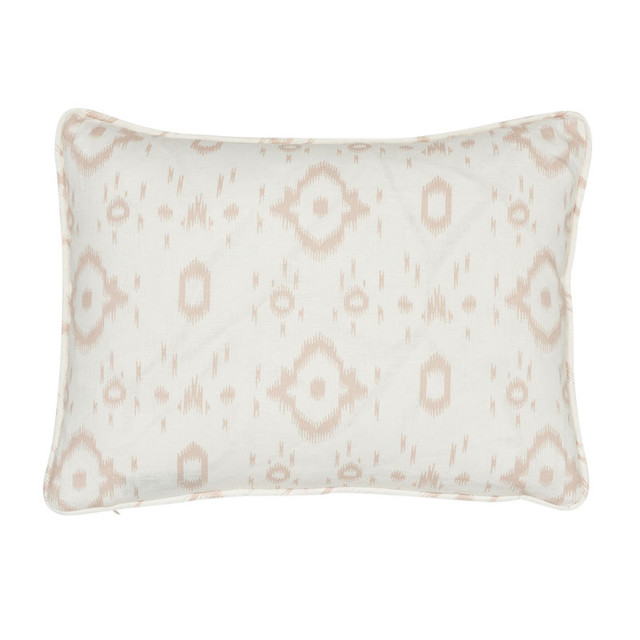 Schumacher Pillow Tabitha Pink Pillow Gazebo by Veere Grenney 100% Linen 18 - My Fabric Connection -