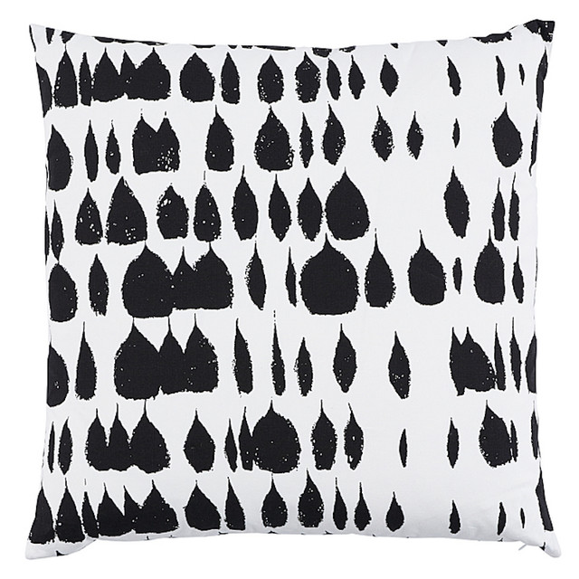 Schumacher Pillow Queen Of Spain 22" Black Pillow EXUBERANT PRINTS 100% Cotton 22 - My Fabric Connection -