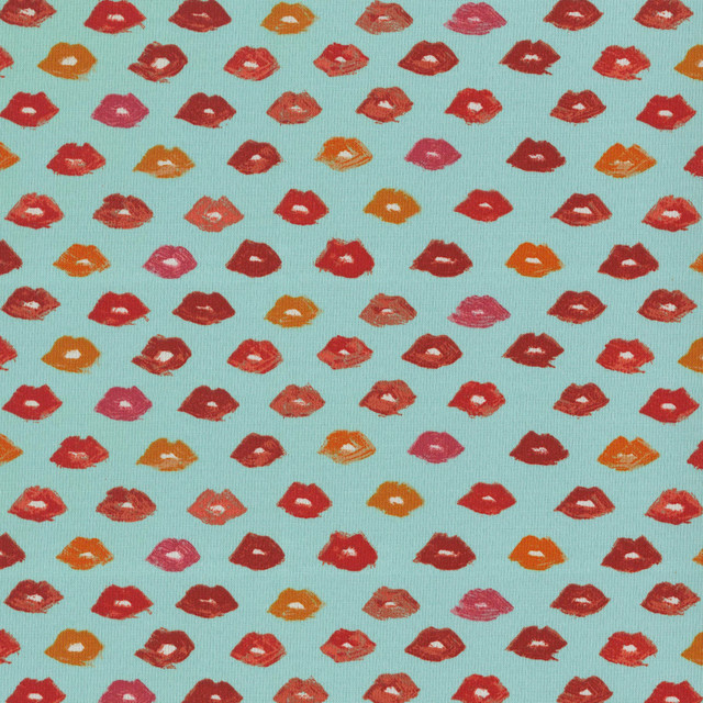 Novogratz Fabric Od Dr Lips Pool 180271 - 100% Polyester PAKISTAN Horizontal: 13.5 and Vertical: 6.31 55 - My Fabric Connection -