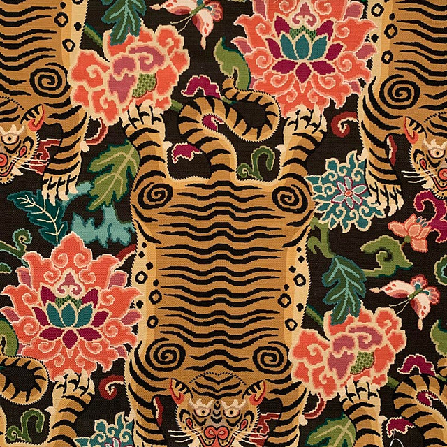 Magnolia Fabric Kenya Blooming - 100% Cotton Spain 16000 Horizontal: 13.5 and Vertical: 32 54" - My Fabric Connection -