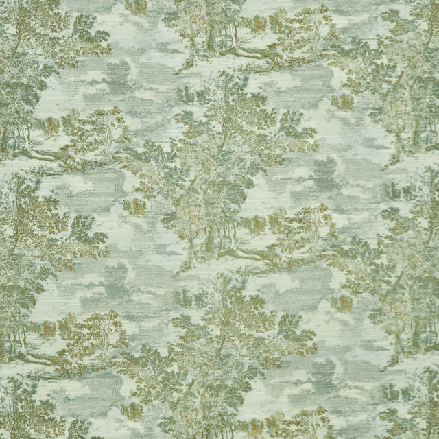 Maxwell Fabric Faber # 519 Seaglass PRINT GALLERY 100% COTTON CHINA V-13.5"H-13.5" 54" - My Fabric Connection -