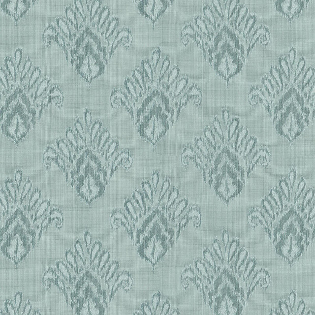 Maxwell Fabric Wordsworth # 937 Spa REGENCY 100% Polyester INDIA V - 6" H - 7" 55" - My Fabric Connection -