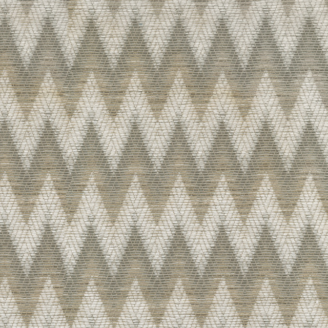 PKL Studio Fabric Chevron Chenille Papyrus 411252 - 93% polyester, 7% cotton India 51000 Horizontal: 1.75 and Vertical: 4 54 - My Fabric Connection -
