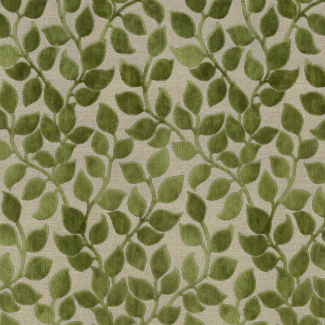 PKL Studio Fabric Lovely Leaf Forest 411262 - 38% rayon, 34% cotton, 28% polyester India 51000 Horizontal: 13.5 and Vertical: 22 54 - My Fabric Connection -