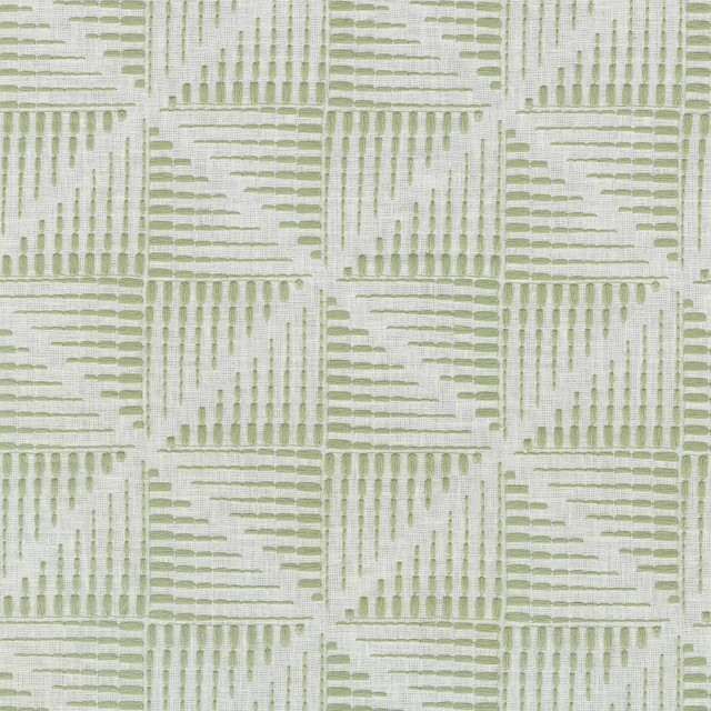 PKL Studio Fabric Maddox Emb Celery 411231 - 52% polyester, 48% cotton Embroidery 100% polyester India 51000 Horizontal: 6.25 and Vertical: 6.25 54 - My Fabric Connection -