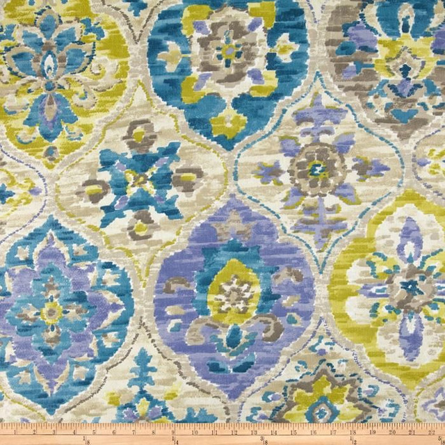 P Kaufmann Fabric Ali Baba Twill Turquoise 4 3/4 Yards