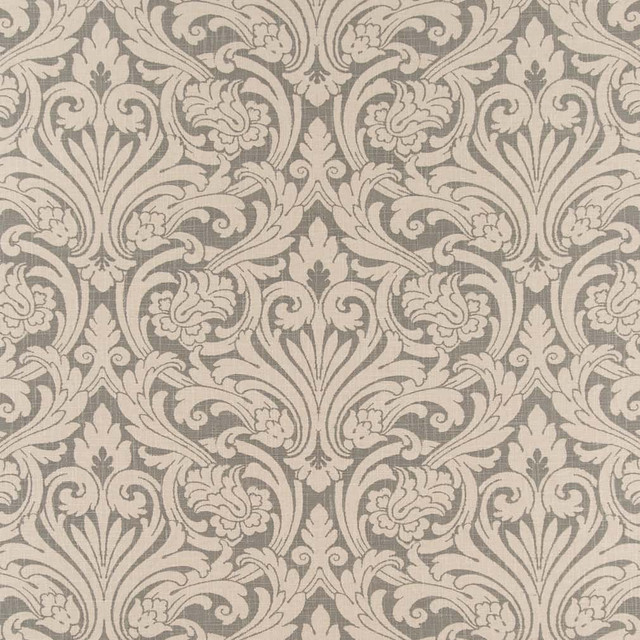 Charlotte Fabric CB800-393 Shades of Urban Grey 51% Viscose, 27% Polyester, 22% Linen Asia Exceeds 30,000 Wyzenbeek Rubs </p><p>Repeat: Horizontal 27" x Vertical 24.5" 54 Inches - My Fabric Connection -