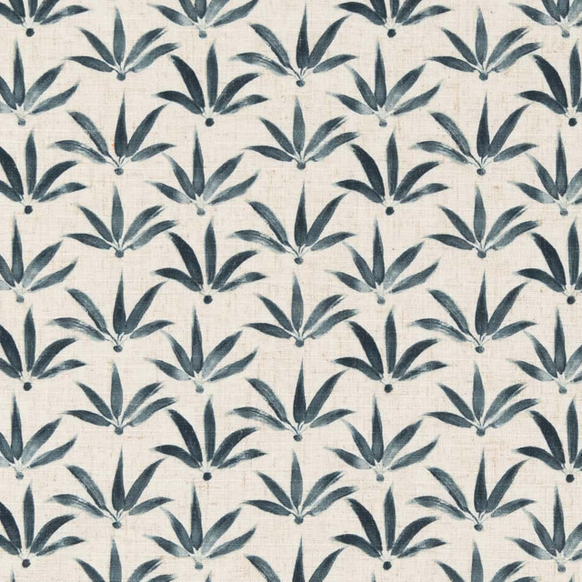 Charlotte Fabric CB900-81 Shades of Navy 95% Polyester, 5% Linen Asia Exceeds 106,000 Wyzenbeek Rubs </p><p>Repeat: Horizontal 9.5" x Vertical 4.5" 54 Inches - My Fabric Connection -