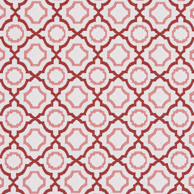 Charlotte Fabric D2561 Strawberry Veranda 100% Polypropylene USA Exceeds 60,000 Wyzenbeek Rubs </p><p>Repeat: Horizontal 3.5" x Vertical 3.5" 54 Inches - My Fabric Connection -