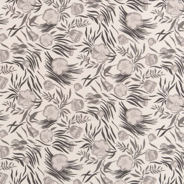 Charlotte Fabric D2909 Graphite Crypton Prints 100% Polyester Asia Exceeds 60,000 Wyzenbeek Rubs </p><p>Repeat: Horizontal 18" x Vertical 11.75" 54 Inches - My Fabric Connection -
