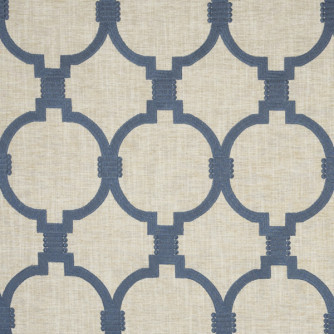 Mitchell Fabric Ohara Prussian #2204 82% Polyester,11% Cotton,7% Linen Imported </p><p>Repeat: Horizontal: 6.7 and Vertical: 9.1 54 - My Fabric Connection -
