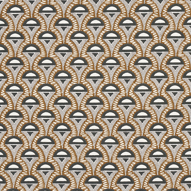 Schumacher Fabric Abelino Camel & Black 179580 Fabric COTTON 100% UNITED KINGDOM </p><p>Repeat: H: HORZ. 2 1/2" (6CM), V: VERT. 4 1/5" (11CM) 54 - My Fabric Connection - Schumacher Fabric Abelino Camel & Black 179580 Fabric COTTON 100% UNITED KINGDOM </p><p>Repeat: H: HORZ. 2 1/2" (6CM), V: VERT. 4 1/5" (11CM) 54 - My Fabric Connection -