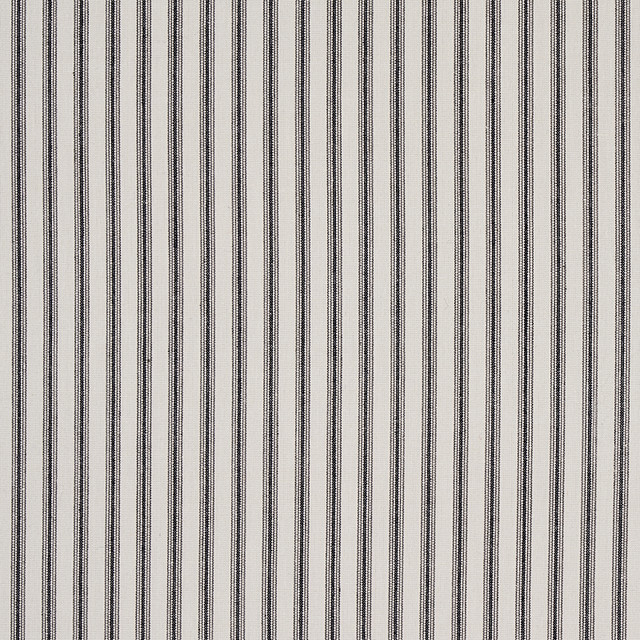 Schumacher Fabric Wellfleet Ticking Stripe Black 60077 Fabric COTTON 100% INDIA </p><p>Repeat: H: HORZ. 3/8" (1CM), V: 0 53 - My Fabric Connection - Schumacher Fabric Wellfleet Ticking Stripe Black 60077 Fabric COTTON 100% INDIA </p><p>Repeat: H: HORZ. 3/8" (1CM), V: 0 53 - My Fabric Connection -