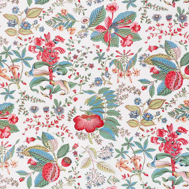 Schumacher Fabric Pomegranate Botanical Document 178121 Schumacher Classics 18.0" - My Fabric Connection - Schumacher Fabric Pomegranate Botanical Document 178121 Schumacher Classics 18.0" - My Fabric Connection -