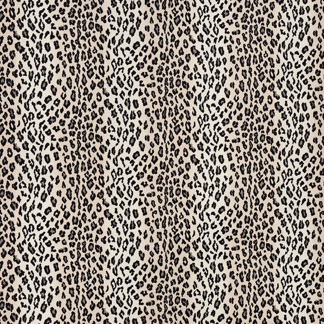 Schumacher Fabric Safari Epingle Snow Leopard 43182 Fabric COTTON 100% BELGIUM </p><p>Repeat: H: HORZ. 27" (69CM) , V: VERT. 18-3/4" (48CM) 51 - My Fabric Connection -