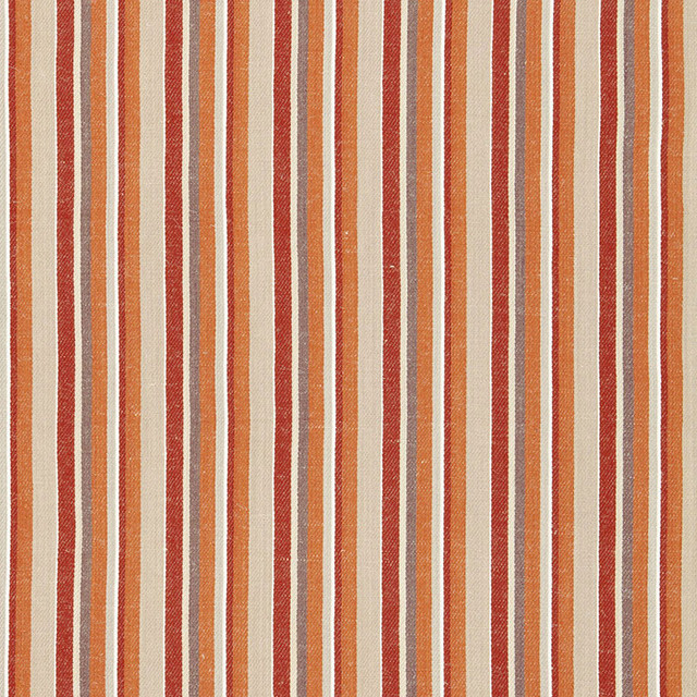 Schumacher Fabric Kiawah Stripe Valencia 66032 Fabric COTTON 58% INDIA </p><p>Repeat: H: HORZ. 4 1/8" (10CM) , V: 53.25 - My Fabric Connection -