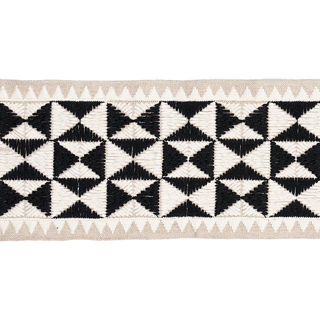 Schumacher Fabric Zulma Black 80190 Fabric LINEN 90% INDIA </p><p>Repeat: H: 0, V: VERT. 2 3/4" (7CM) 4 - My Fabric Connection - Schumacher Fabric Zulma Black 80190 Fabric LINEN 90% INDIA </p><p>Repeat: H: 0, V: VERT. 2 3/4" (7CM) 4 - My Fabric Connection -