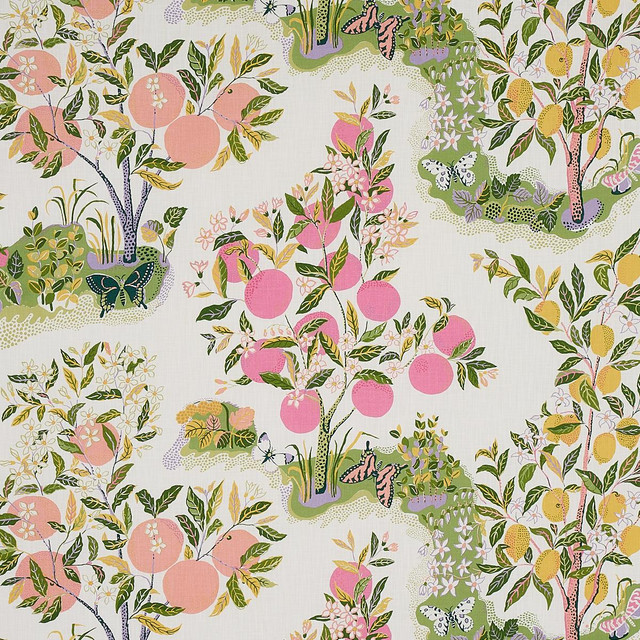 Schumacher Fabric Citrus Garden Indoor/Outdoor Garden 177333 Indoor/Outdoor Recolors 54.0" - My Fabric Connection - Schumacher Fabric Citrus Garden Indoor/Outdoor Garden 177333 Indoor/Outdoor Recolors 54.0" - My Fabric Connection -