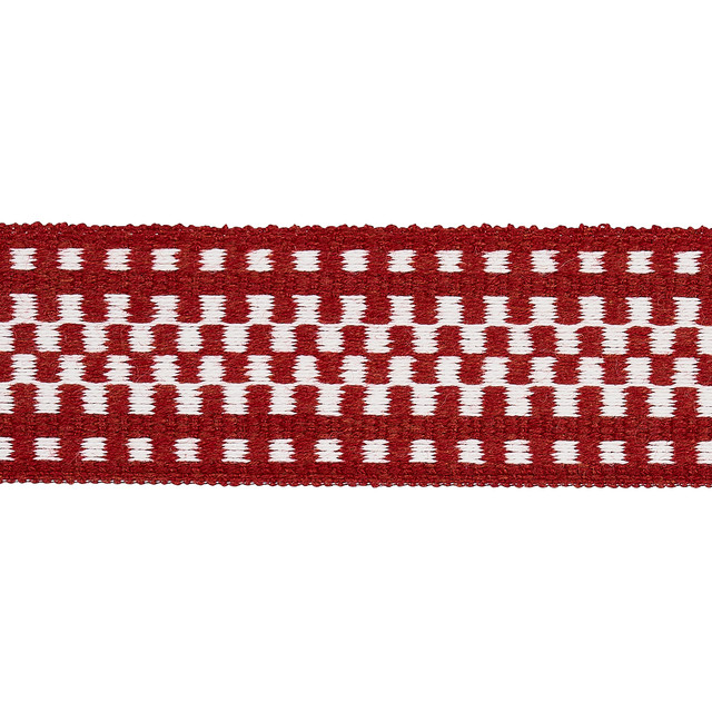 Schumacher Fabric Marta Tape Indoor/Outdoor Red 73658 Fabric POLYACRYLIC 100% </p><p>Repeat: H: HORZ. 1/2" (1CM), V: 1 1/8" (3CM) - My Fabric Connection - Schumacher Fabric Marta Tape Indoor/Outdoor Red 73658 Fabric POLYACRYLIC 100% </p><p>Repeat: H: HORZ. 1/2" (1CM), V: 1 1/8" (3CM) - My Fabric Connection -