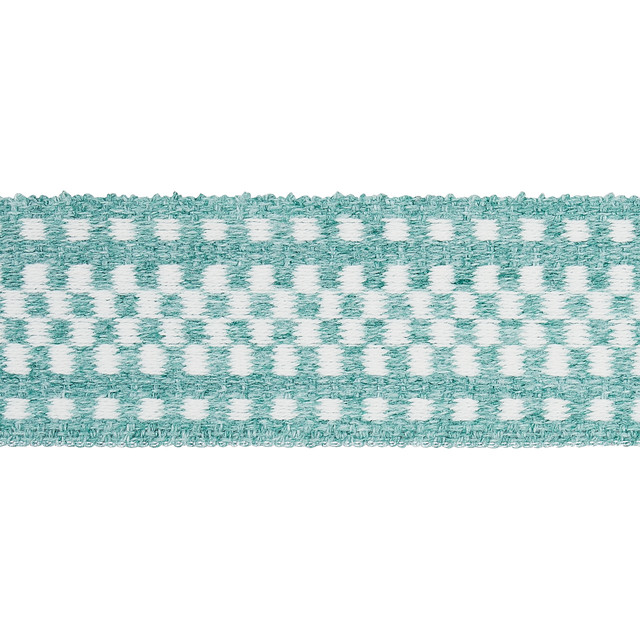 Schumacher Fabric Marta Tape Indoor/Outdoor Aqua 73657 Fabric POLYACRYLIC 100% </p><p>Repeat: H: HORZ. 1/2" (1CM), V: 1 1/8" (3CM) - My Fabric Connection - Schumacher Fabric Marta Tape Indoor/Outdoor Aqua 73657 Fabric POLYACRYLIC 100% </p><p>Repeat: H: HORZ. 1/2" (1CM), V: 1 1/8" (3CM) - My Fabric Connection -