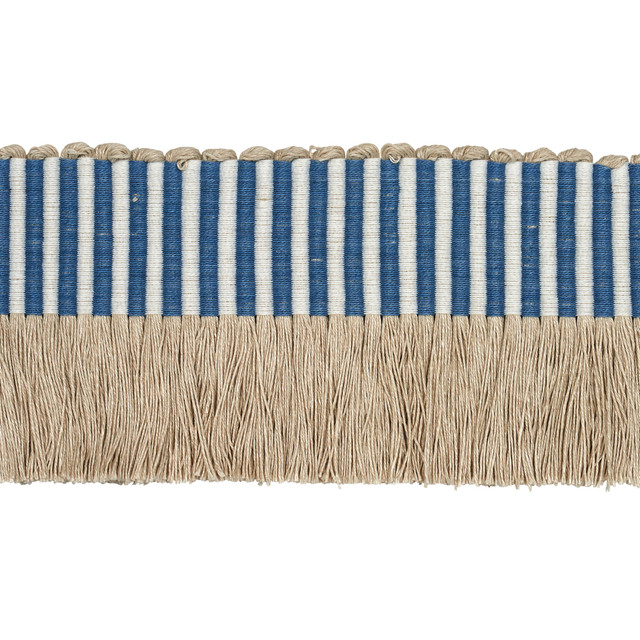Schumacher Fabric Graphic Fringe Blue 81211 Fabric LINEN 85% INDIA </p><p>Repeat: H: HORZ. 2/5" (1CM), V: 0 4 - My Fabric Connection - Schumacher Fabric Graphic Fringe Blue 81211 Fabric LINEN 85% INDIA </p><p>Repeat: H: HORZ. 2/5" (1CM), V: 0 4 - My Fabric Connection -