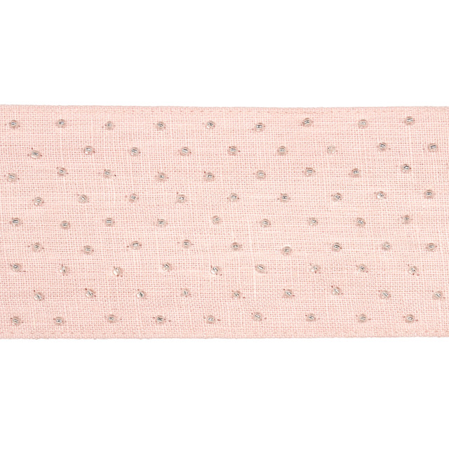Schumacher Fabric Northern Lights Beaded Tape Blush 70624 Fabric LINEN 90% </p><p>Repeat: H: HORZ. 1/2" (1CM), V: 0 2.5 - My Fabric Connection - Schumacher Fabric Northern Lights Beaded Tape Blush 70624 Fabric LINEN 90% </p><p>Repeat: H: HORZ. 1/2" (1CM), V: 0 2.5 - My Fabric Connection -