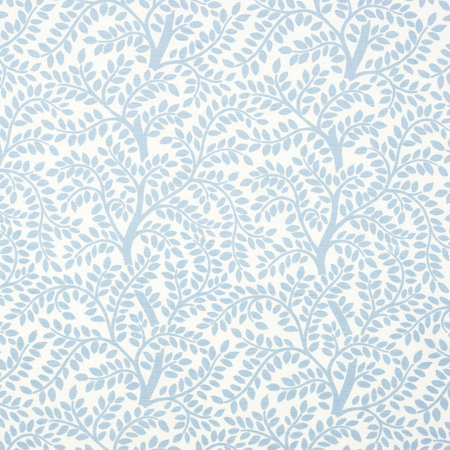 Schumacher Fabric Temple Garden Ii Sky On Ivory 179503 Preppy Chic 13.5" - My Fabric Connection - Schumacher Fabric Temple Garden Ii Sky On Ivory 179503 Preppy Chic 13.5" - My Fabric Connection -