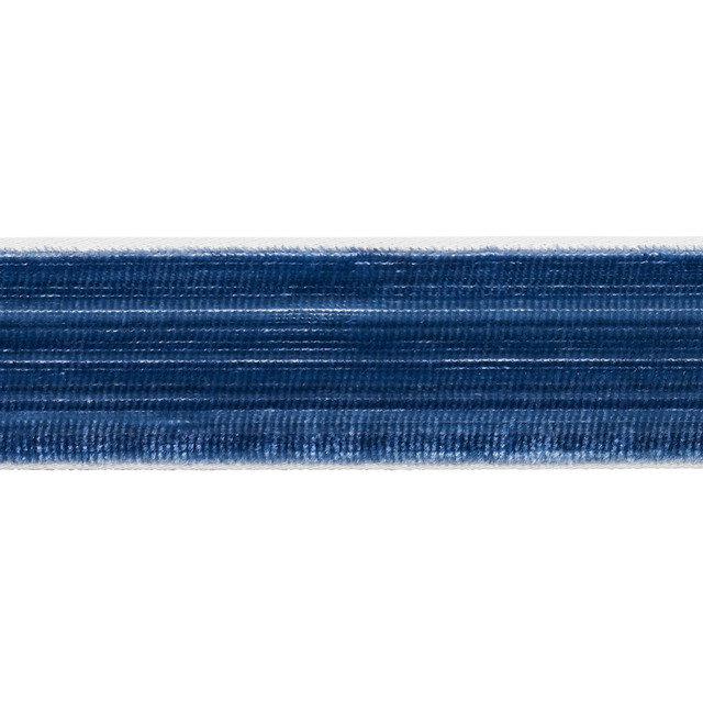 Schumacher Fabric Gaspard Velvet Tape Narrow Sapphire 81291 Fabric VISCOSE 60% INDIA </p><p>Repeat: H: , V: 1 3/4" (4CM) - My Fabric Connection - Schumacher Fabric Gaspard Velvet Tape Narrow Sapphire 81291 Fabric VISCOSE 60% INDIA </p><p>Repeat: H: , V: 1 3/4" (4CM) - My Fabric Connection -