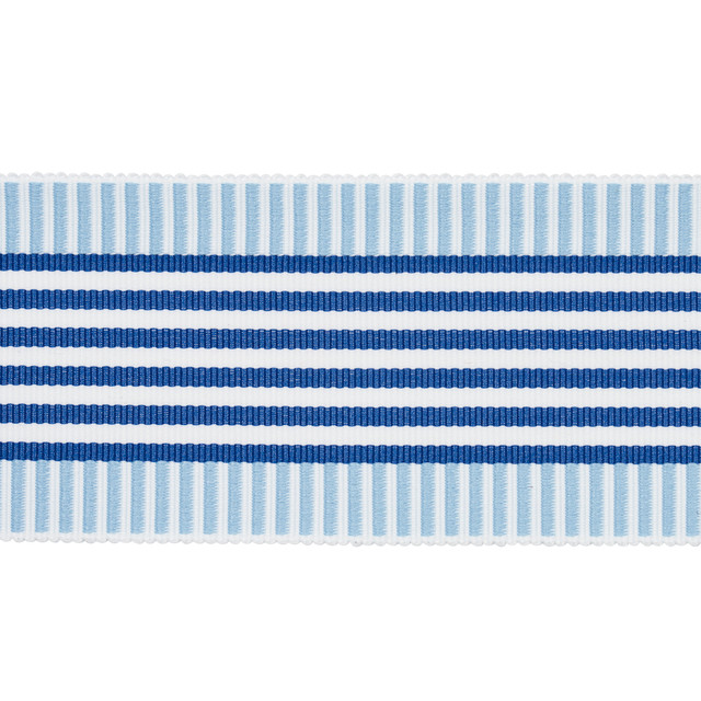 Schumacher Fabric Keket Stripe Tape Blues 81690 Fabric POLYESTER 100% </p><p>Repeat: H: , V: 54 - My Fabric Connection - Schumacher Fabric Keket Stripe Tape Blues 81690 Fabric POLYESTER 100% </p><p>Repeat: H: , V: 54 - My Fabric Connection -
