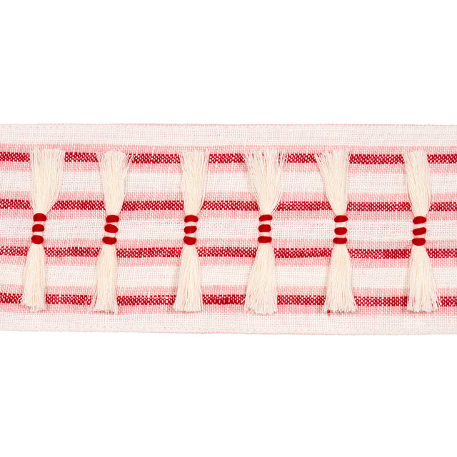 Schumacher Fabric Eyelash Fringe Red 81202 Fabric LINEN 90% </p><p>Repeat: H: , V: VERT. 1" (3CM) 54 - My Fabric Connection - Schumacher Fabric Eyelash Fringe Red 81202 Fabric LINEN 90% </p><p>Repeat: H: , V: VERT. 1" (3CM) 54 - My Fabric Connection -