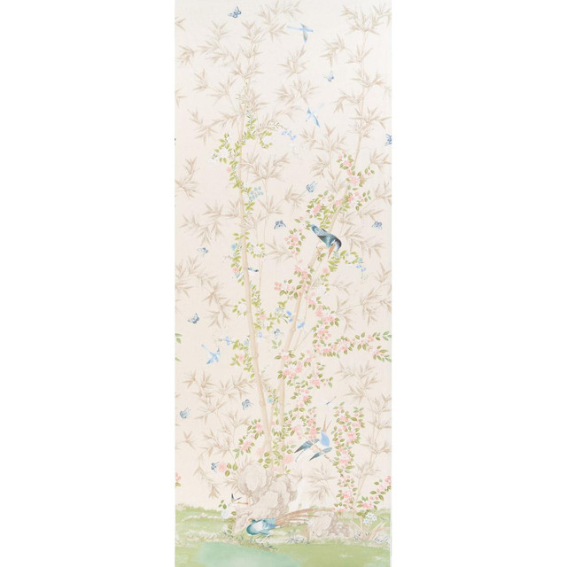 Schumacher Fabric Brighton Pavilion Panel Alabaster 176023 Miles Redd 53.5" - My Fabric Connection - Schumacher Fabric Brighton Pavilion Panel Alabaster 176023 Miles Redd 53.5" - My Fabric Connection -