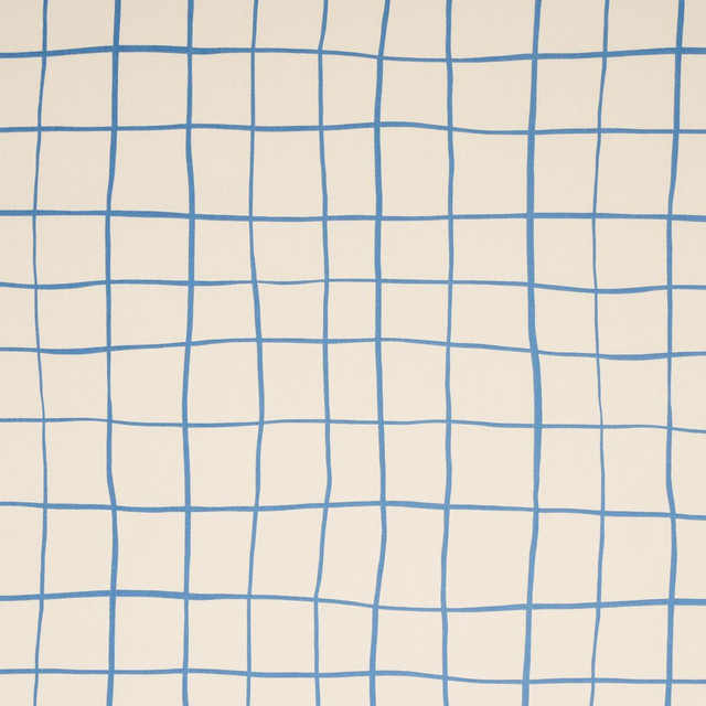 Schumacher Fabric Painterly Windowpane Blue 180292 Miles Redd 54.0" - My Fabric Connection - Schumacher Fabric Painterly Windowpane Blue 180292 Miles Redd 54.0" - My Fabric Connection -