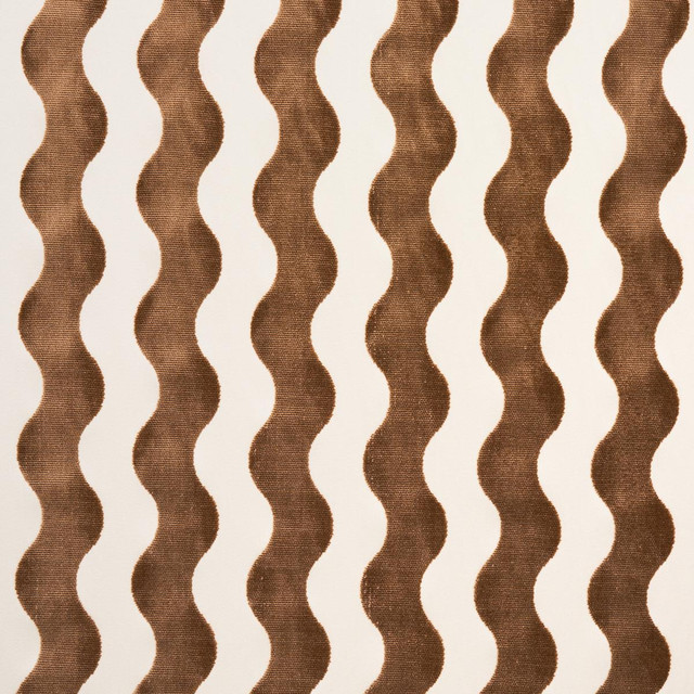 Schumacher Fabric The Wave Velvet Camel 69426 Miles Redd 3.5" - My Fabric Connection - Schumacher Fabric The Wave Velvet Camel 69426 Miles Redd 3.5" - My Fabric Connection -