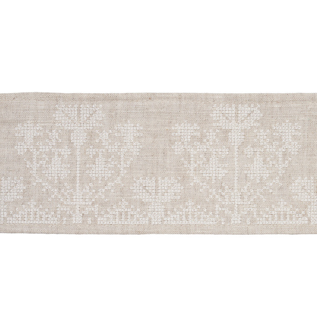 Schumacher Fabric Custis Embroidered Tape Shell 81662 Fabric LINEN 100% INDIA </p><p>Repeat: H: 0, V: 0 3 1/2" (9CM) - My Fabric Connection - Schumacher Fabric Custis Embroidered Tape Shell 81662 Fabric LINEN 100% INDIA </p><p>Repeat: H: 0, V: 0 3 1/2" (9CM) - My Fabric Connection -
