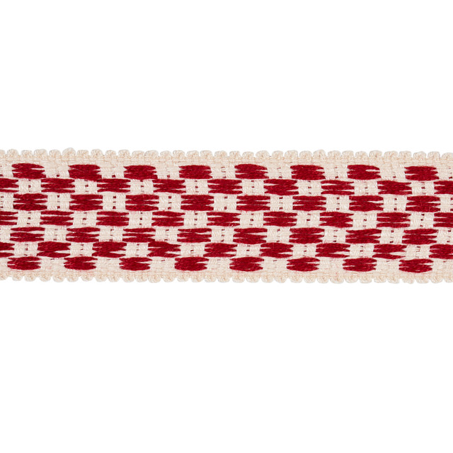 Schumacher Fabric Crawford Check Tape Medium Cornwallis Red 81631 Fabric LINEN 99% INDIA </p><p>Repeat: H: 0, V: 0 1 1/4" (3CM) - My Fabric Connection - Schumacher Fabric Crawford Check Tape Medium Cornwallis Red 81631 Fabric LINEN 99% INDIA </p><p>Repeat: H: 0, V: 0 1 1/4" (3CM) - My Fabric Connection -