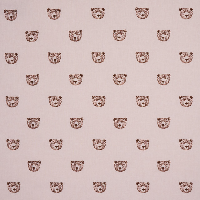 Schumacher Fabric Bear High Performance Print Blush 180471 Fabric MARTINDALE 15,000 </p><p>Repeat: H: 5 3/8" (14CM), V: 5 3/8" (14CM) 53" (135CM) - My Fabric Connection -