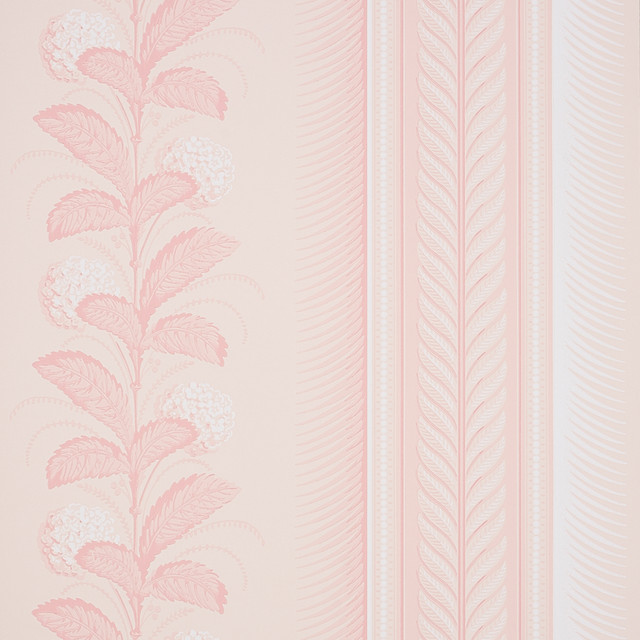 Schumacher Wallcovering Hydrangea Drape Blush 5004458 Wallcovering Paper UNITED STATES OF AMERICA </p><p>Repeat: H: HORZ. 27" (69CM), V: VERT. 10 1/4" (26CM) 27 - My Fabric Connection -