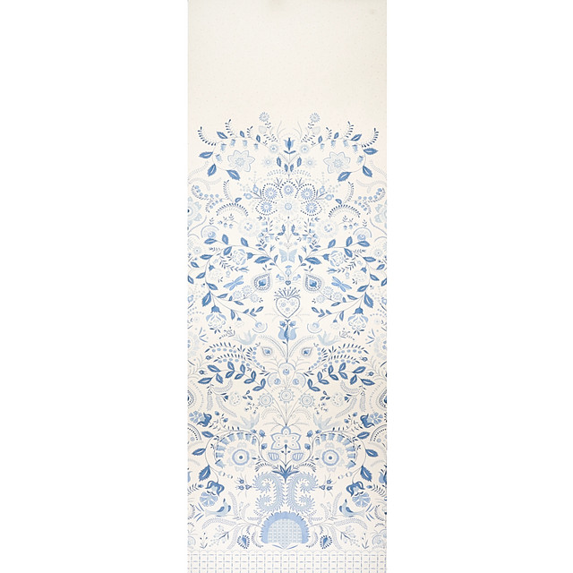 Schumacher Wallcovering Orla Panel Blue 5012151 Wallcovering Paper UNITED STATES OF AMERICA </p><p>Repeat: H: HORZ. 54" (137CM) , V: VERT. 144? (366CM) 54 - My Fabric Connection - Schumacher Wallcovering Orla Panel Blue 5012151 Wallcovering Paper UNITED STATES OF AMERICA </p><p>Repeat: H: HORZ. 54" (137CM) , V: VERT. 144? (366CM) 54 - My Fabric Connection -