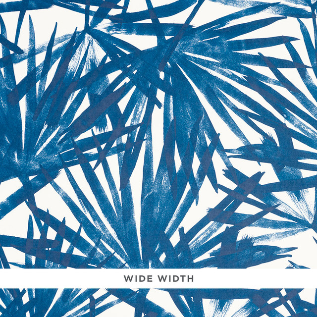 Schumacher Wallcovering Sunlit Palm Blue 5010562 Wallcovering Paper UNITED STATES </p><p>Repeat: H: HORZ. 27" (69CM), V: VERT. 27" (69CM) 54 - My Fabric Connection - Schumacher Wallcovering Sunlit Palm Blue 5010562 Wallcovering Paper UNITED STATES </p><p>Repeat: H: HORZ. 27" (69CM), V: VERT. 27" (69CM) 54 - My Fabric Connection -