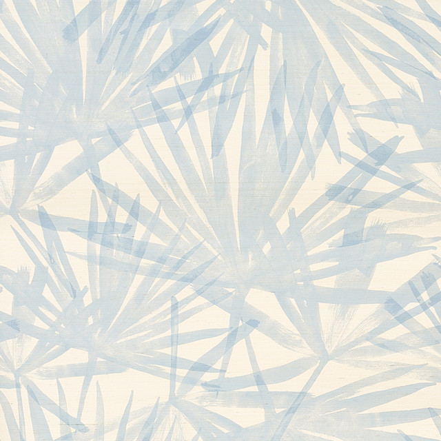 Schumacher Wallcovering Sunlit Palm Sisal Chambray 5012040 Wallcovering Paper UNITED STATES OF AMERICA </p><p>Repeat: H: HORZ. 34" (86CM), V: VERT. 34" (86CM) 34 - My Fabric Connection -