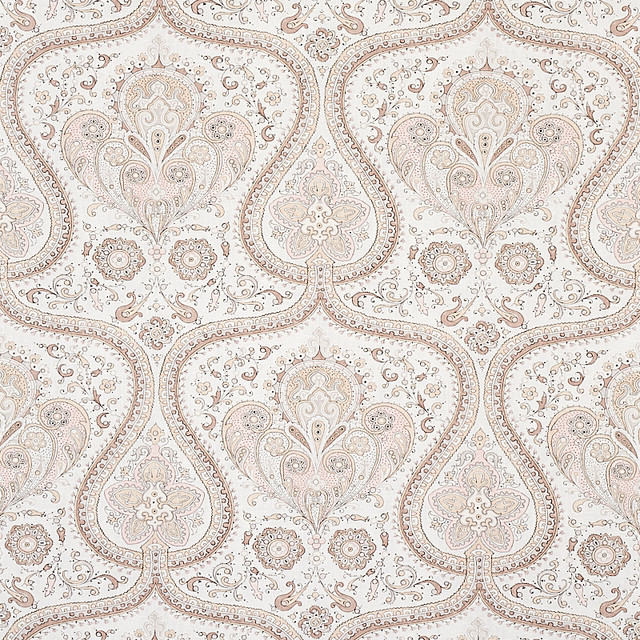 Schumacher Wallcovering Paisley Court Sand 5012272 Wallcovering Paper UNITED STATES OF AMERICA </p><p>Repeat: H: HORZ. 13 1/2" (34CM), V: VERT. 24" (61CM) 27 - My Fabric Connection - Schumacher Wallcovering Paisley Court Sand 5012272 Wallcovering Paper UNITED STATES OF AMERICA </p><p>Repeat: H: HORZ. 13 1/2" (34CM), V: VERT. 24" (61CM) 27 - My Fabric Connection -