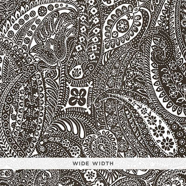 Schumacher Wallcovering Paisley Print Espresso 5003192 Wallcovering Paper USA </p><p>Repeat: H: HORZ. 50 1/2" (128CM) , V: VERT. 66 7/8" (170CM) 50.5 - My Fabric Connection - Schumacher Wallcovering Paisley Print Espresso 5003192 Wallcovering Paper USA </p><p>Repeat: H: HORZ. 50 1/2" (128CM) , V: VERT. 66 7/8" (170CM) 50.5 - My Fabric Connection -